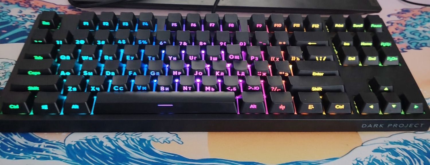 Клаваиатура Dark Project KD87a Optical на синих свитчах