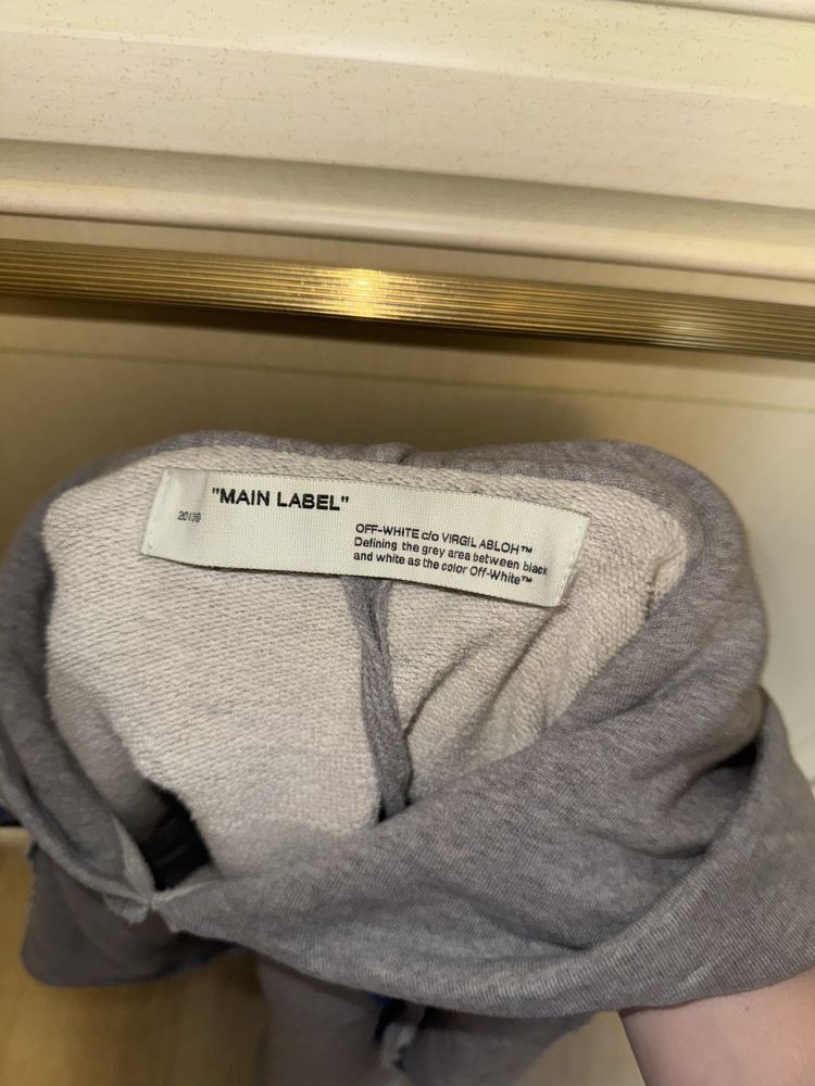 OFF-WHITE Худи Оригинал б/у Размер L/XL