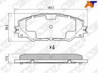 Колодки тормозные Toyota Auris