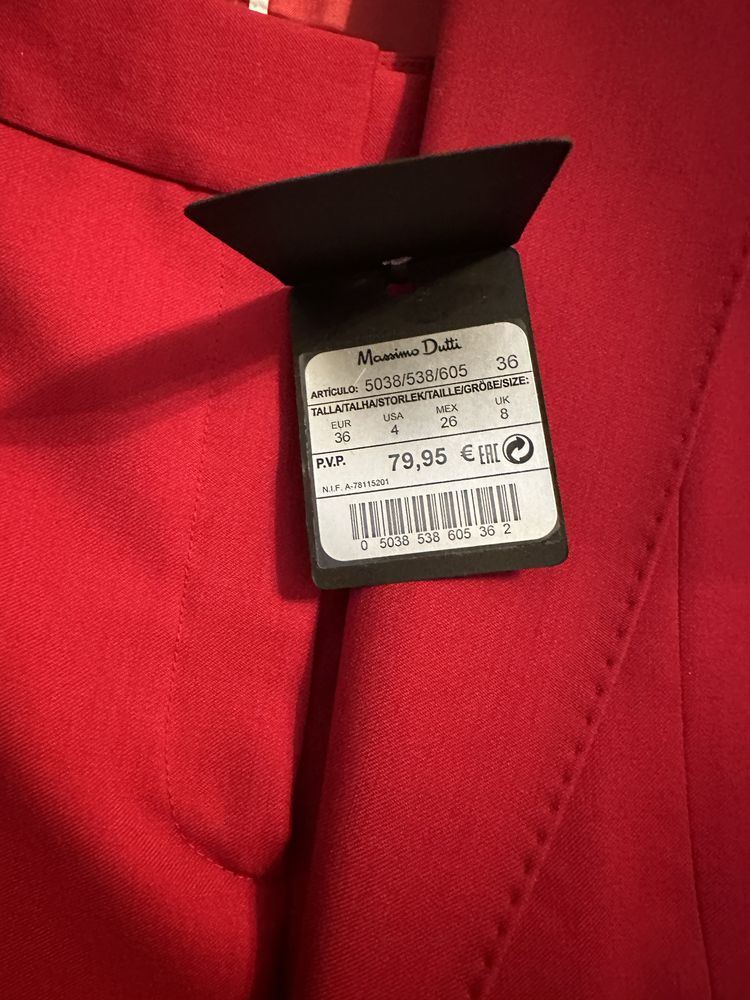 Новый женский костюм Massimo Dutti с этикетками