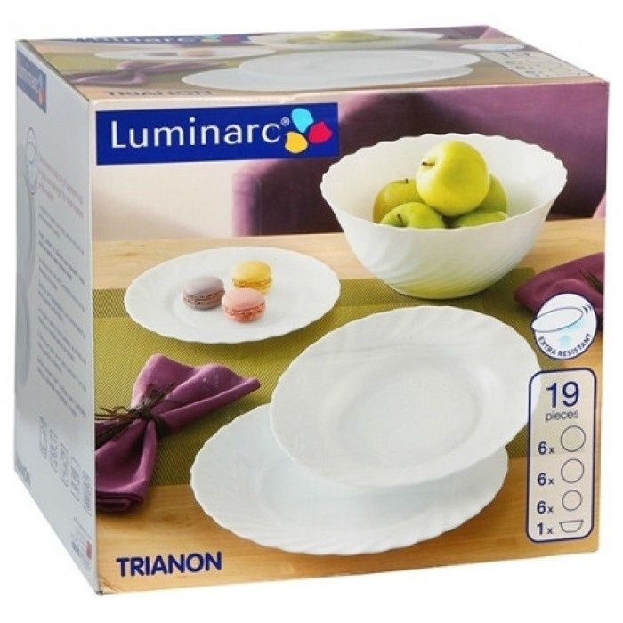 Столовый сервиз люминарк Trianon 37 предметов