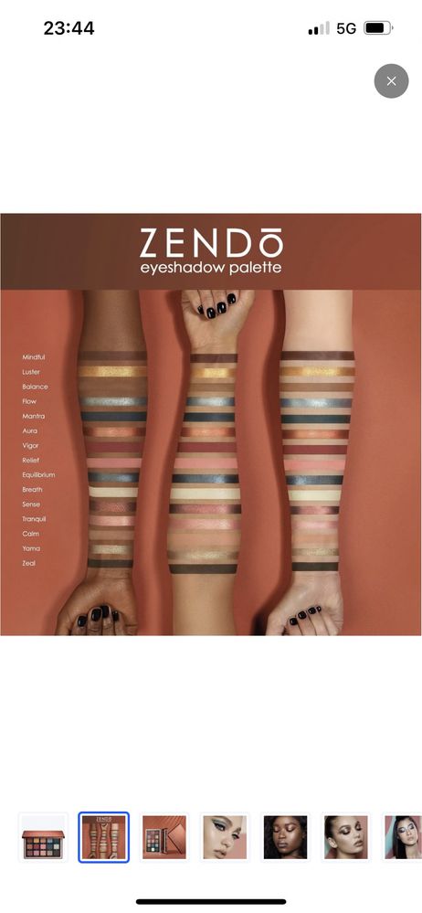 Палеткa теней Natasha Denona Zendo