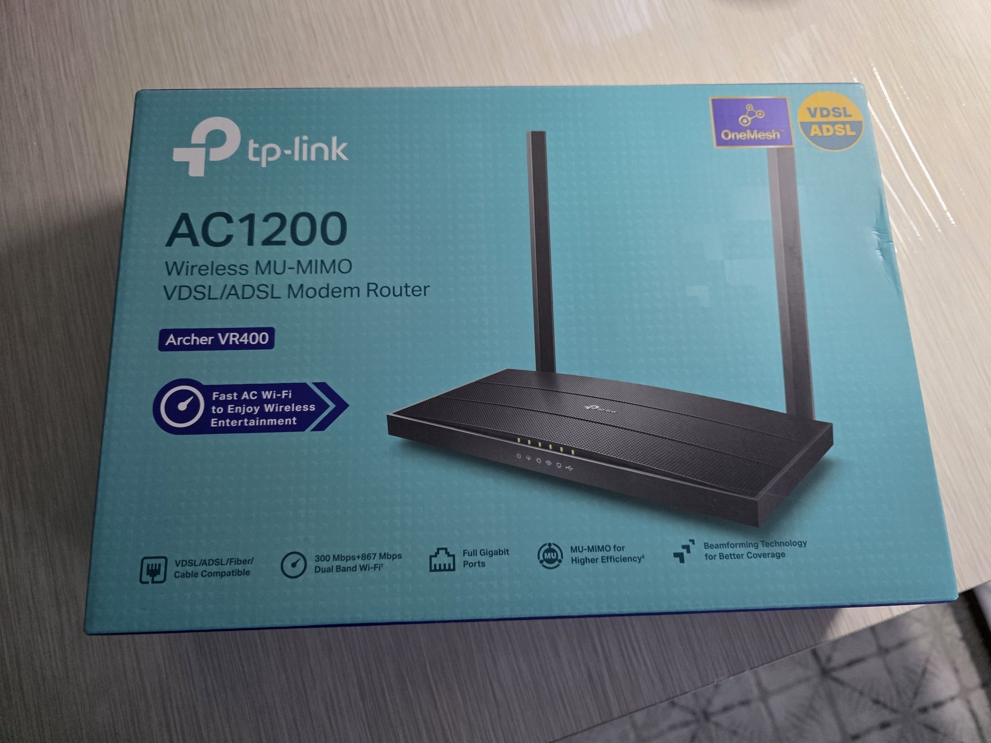 Продам ADSL модем роутер TP-Link Archer VR400