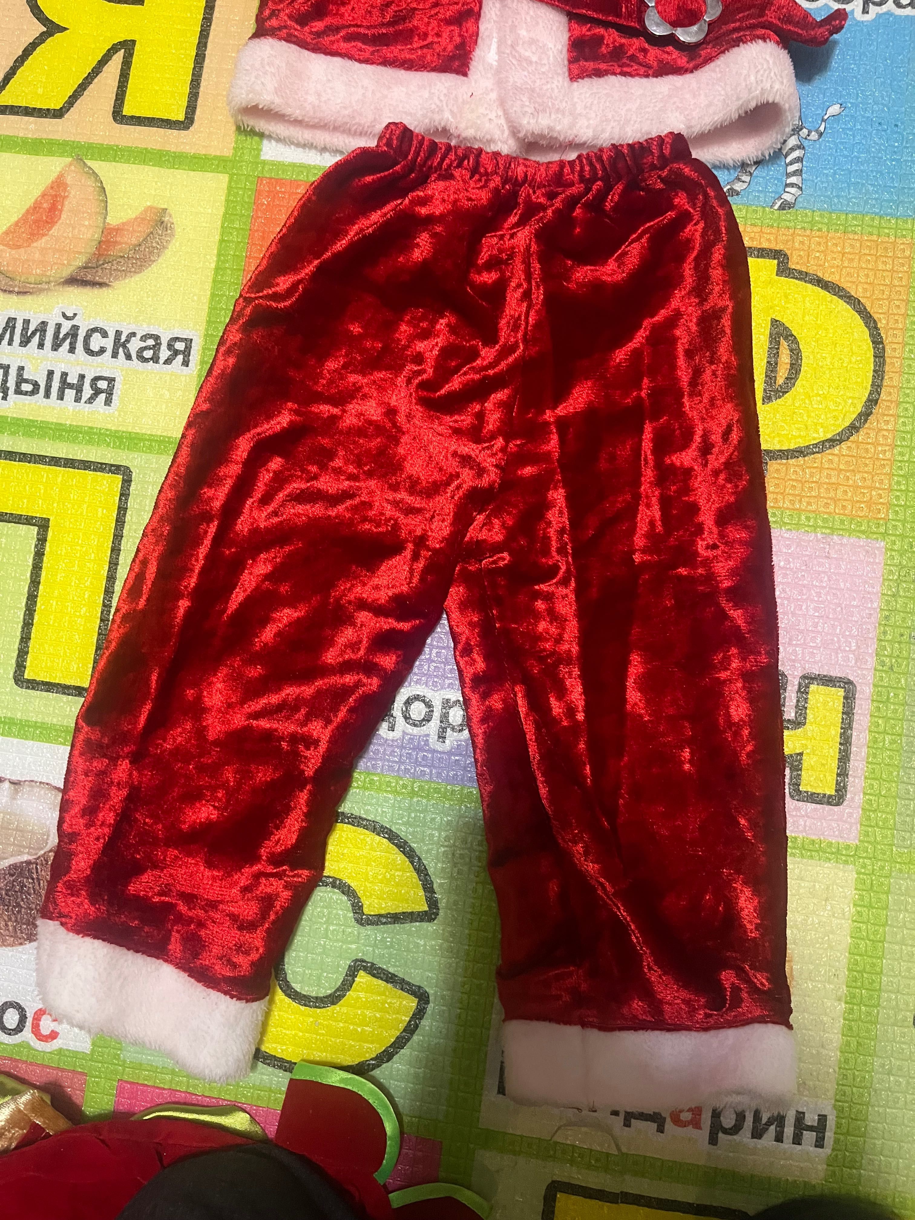 Новогодний костюм гномика и деда мороза