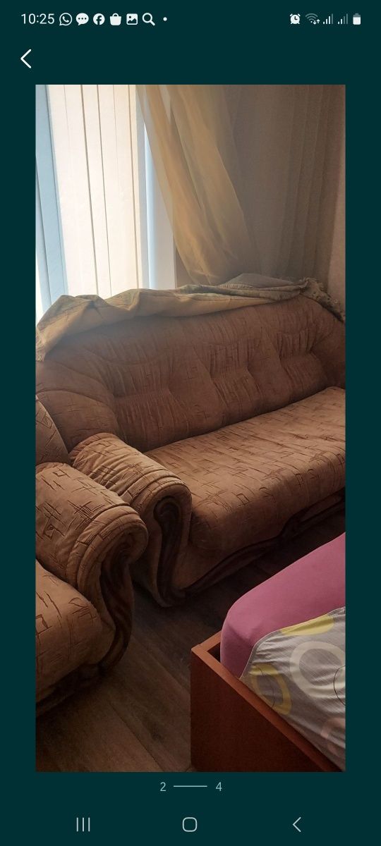 Продам диван с креслами