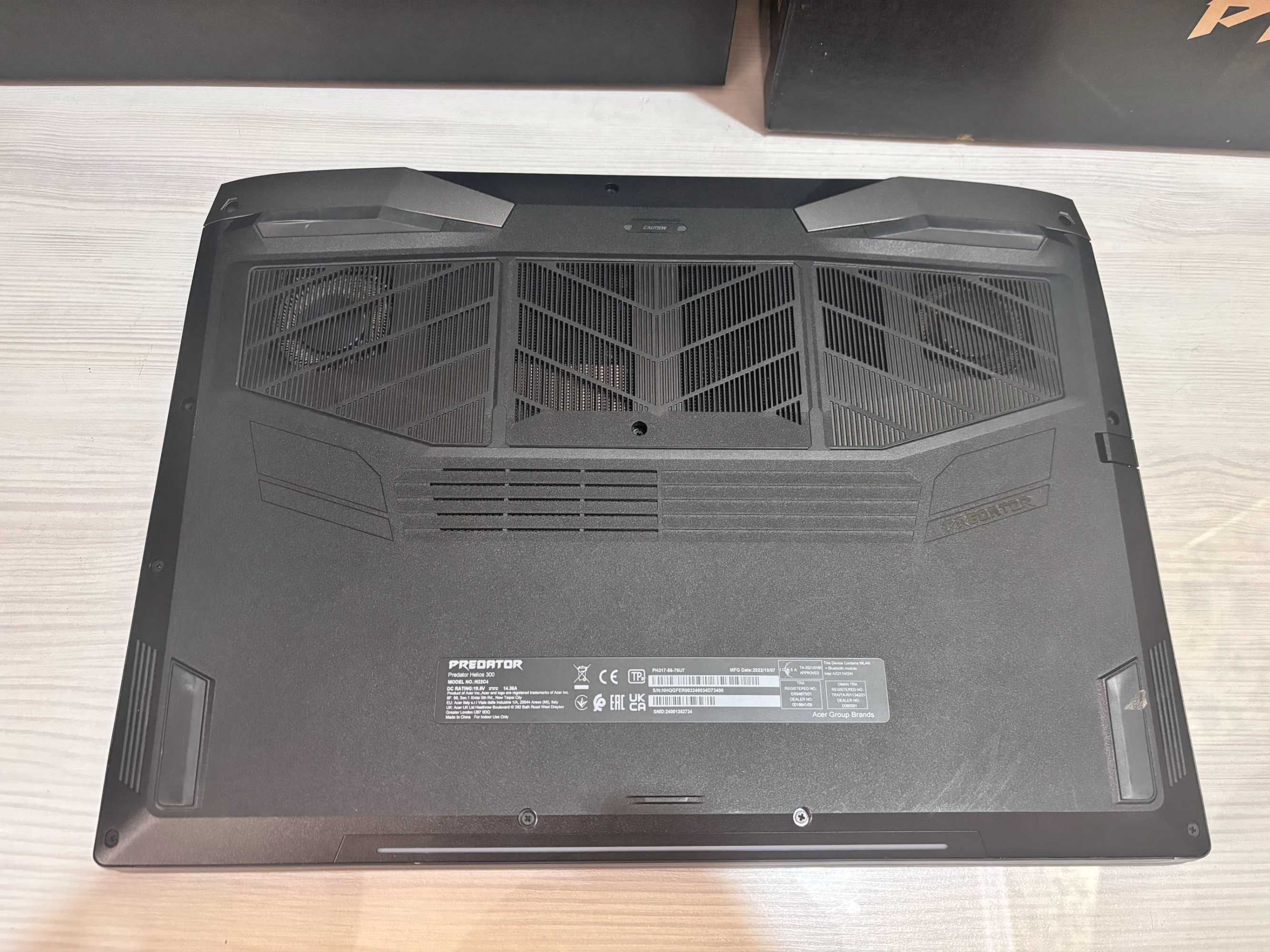 Aser Predator. i7 12700h. RTX 3070ti. Ssd 1000gb. Экран 2к 17 дюймов