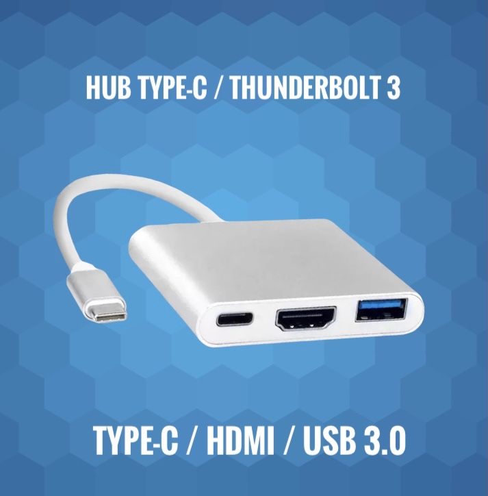 Переходники Type-c HDMI для MacBook lighting