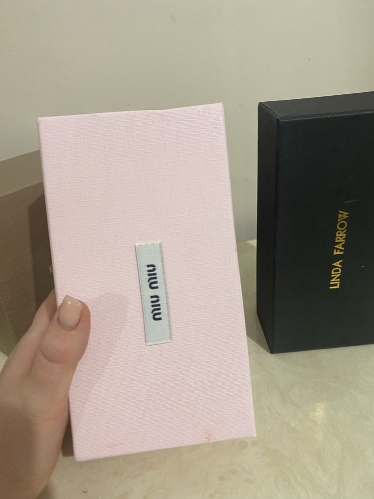 Коробки пустые брендовые linda miumiu