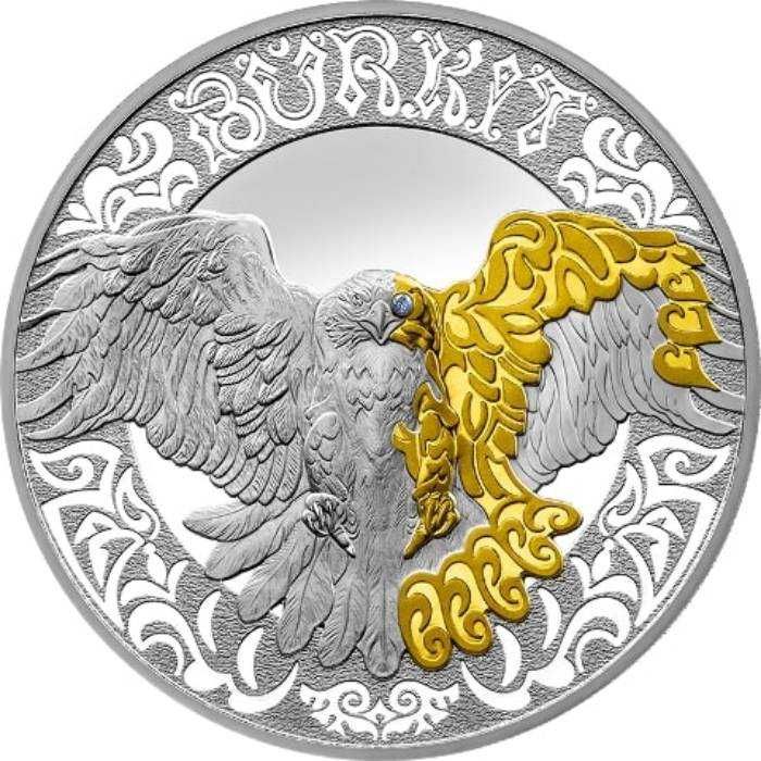 монета серебряная Беркут BÚRKIT