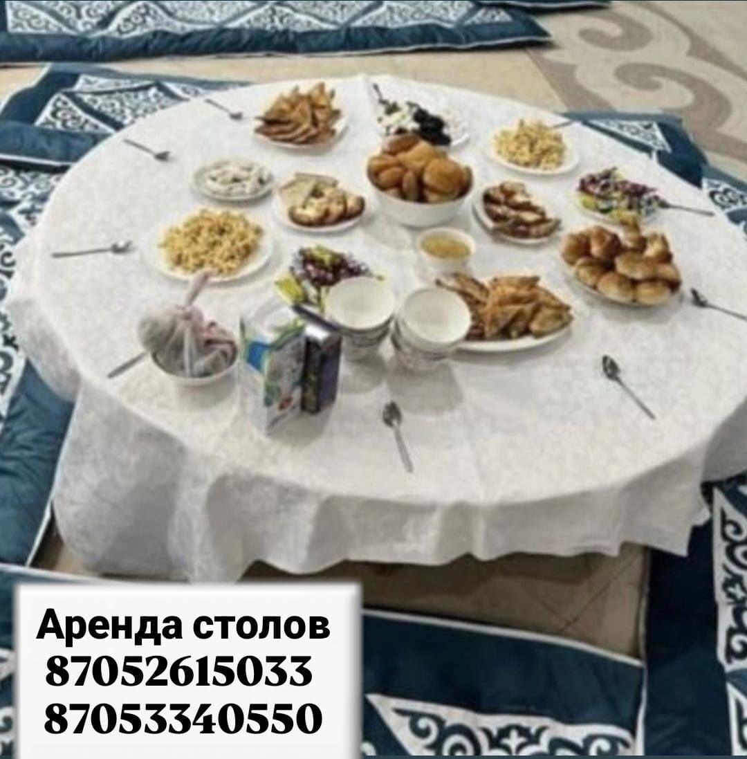 Аренда круглых столов