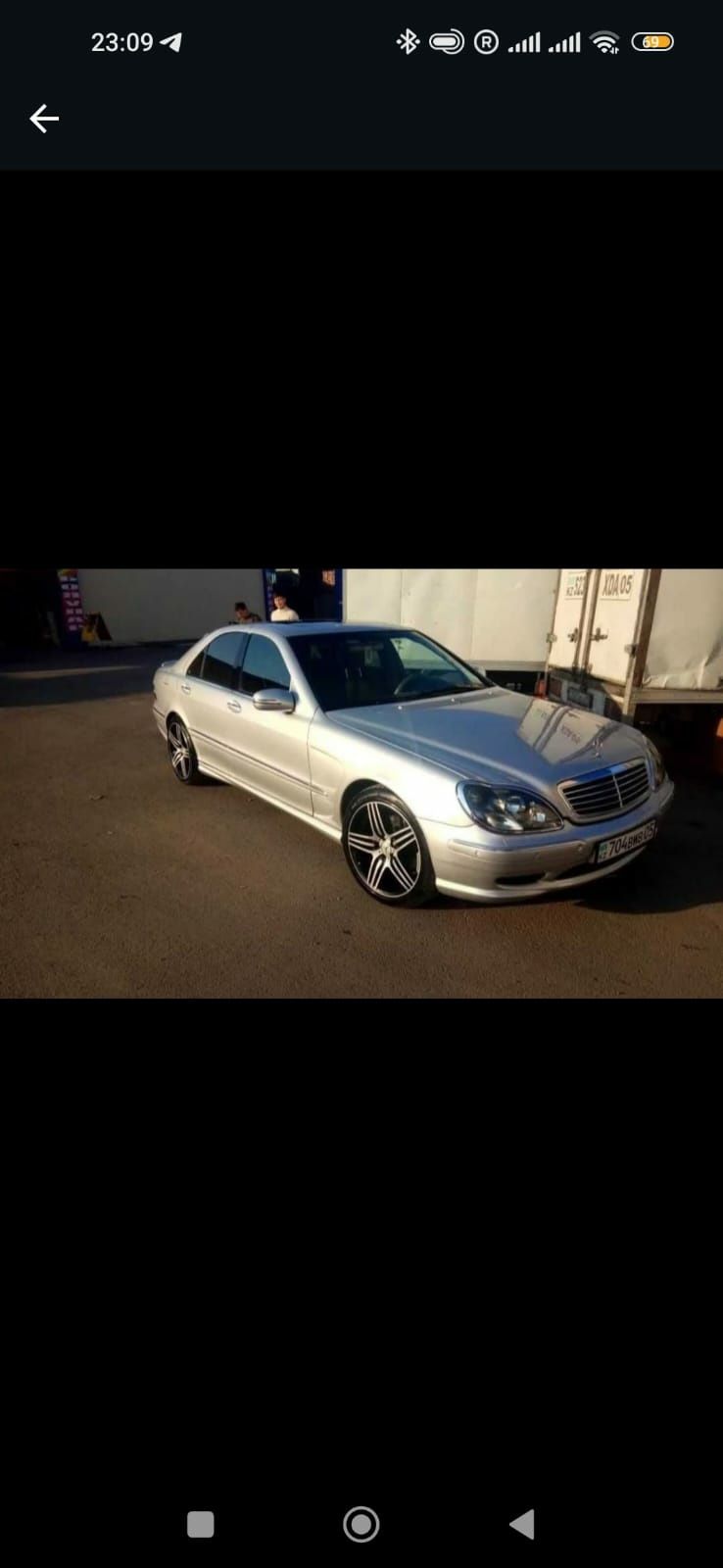 Бампер на Мерседес W220 АМГ обвес