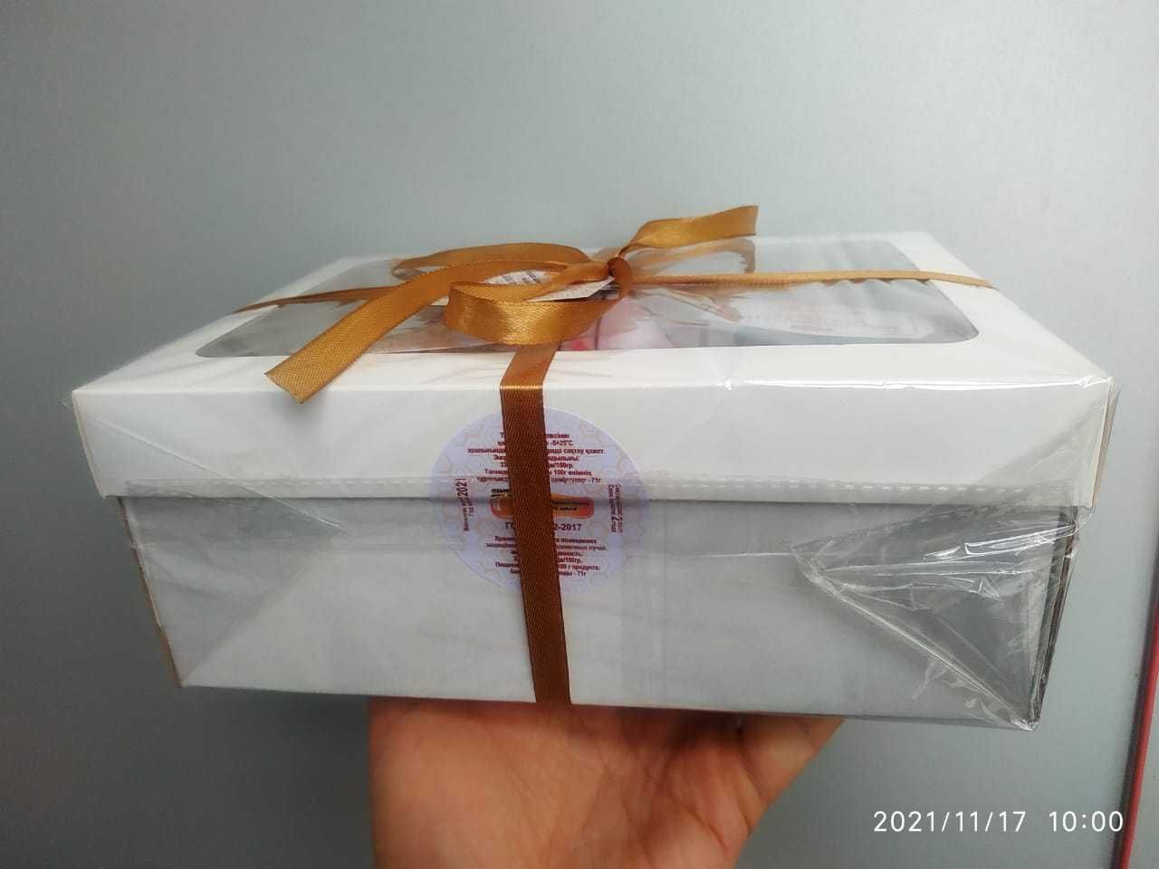Подарочные наборы ( 2 баночки натур меда,наполнитель и игрушка)