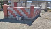 Шлакоблок заборға, үйге