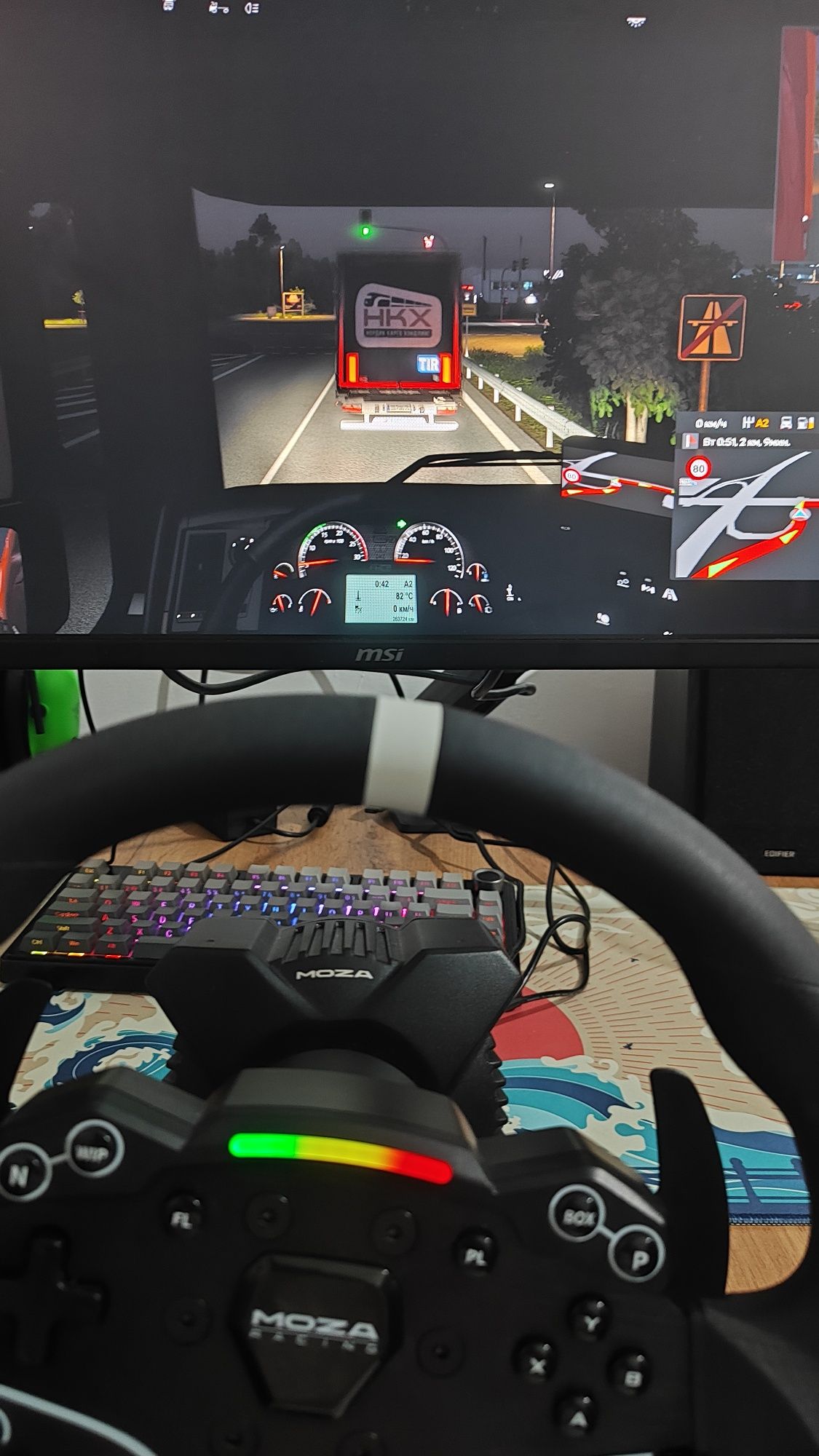 Продам игровой руль Moza R3 PC 4Nm