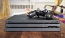 PS4 pro игровая приставка с двумя джостиками