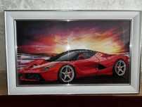 Картина ручной работы с рисунком Ferrari
