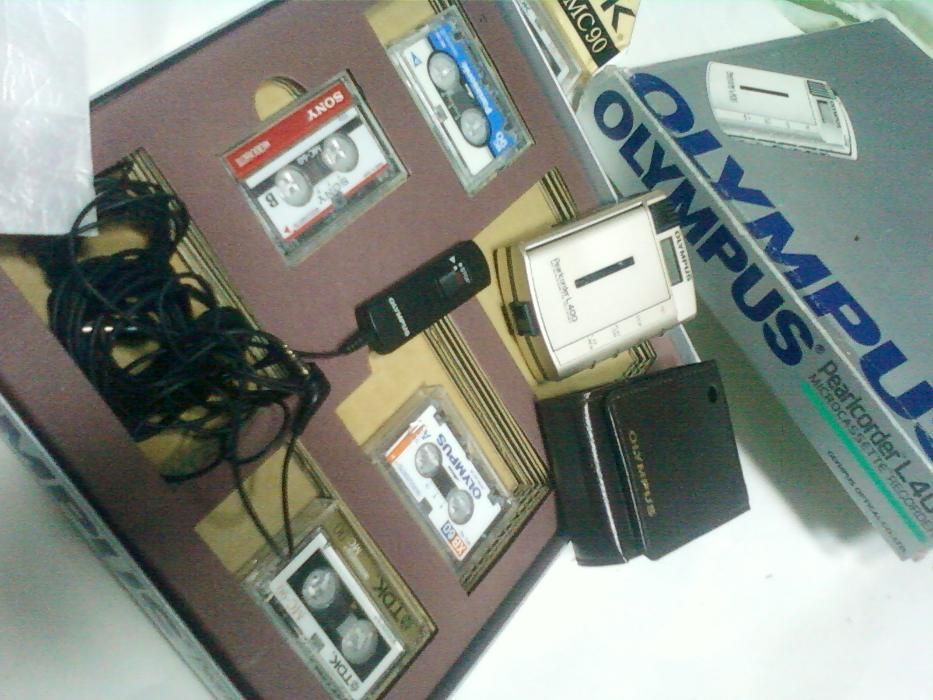 Мини диктофон Olympus Pearlcorder L400 Japan - Япония Оригинал 1985год