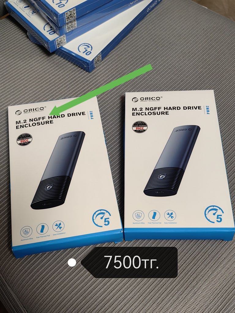 Внешний Бокс/кеис для SSD M2 ORICO - оригинал