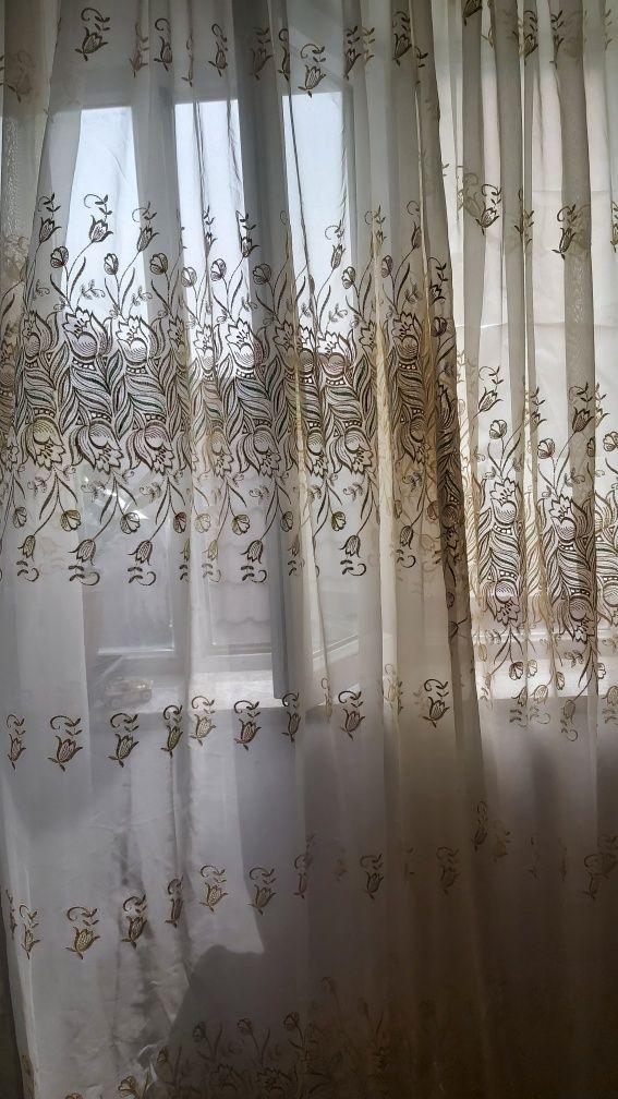 Комплет для спальни занавески и покрывало