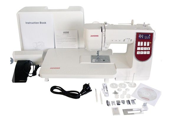 Компьютерная швейная машина Janome DM-7200 в комплекте с приставным ст