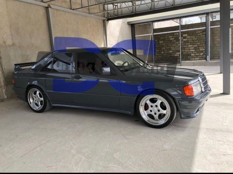 Бампер AMG / BBS Мерседес W190 W201 \ Спойлер EVO
