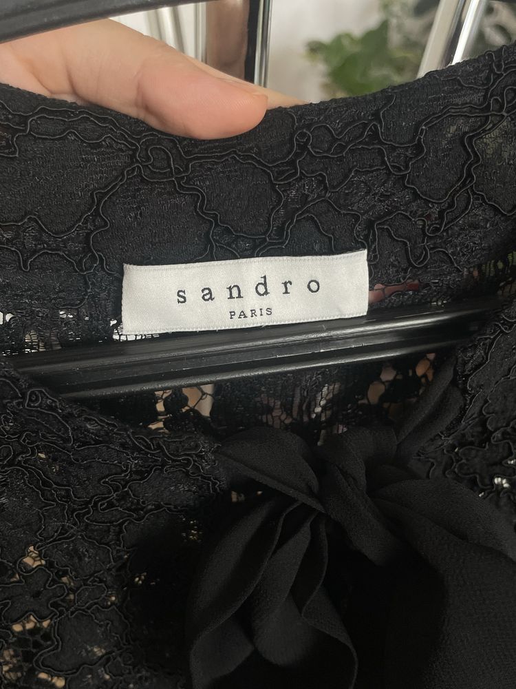 Платье Sandro кружевное