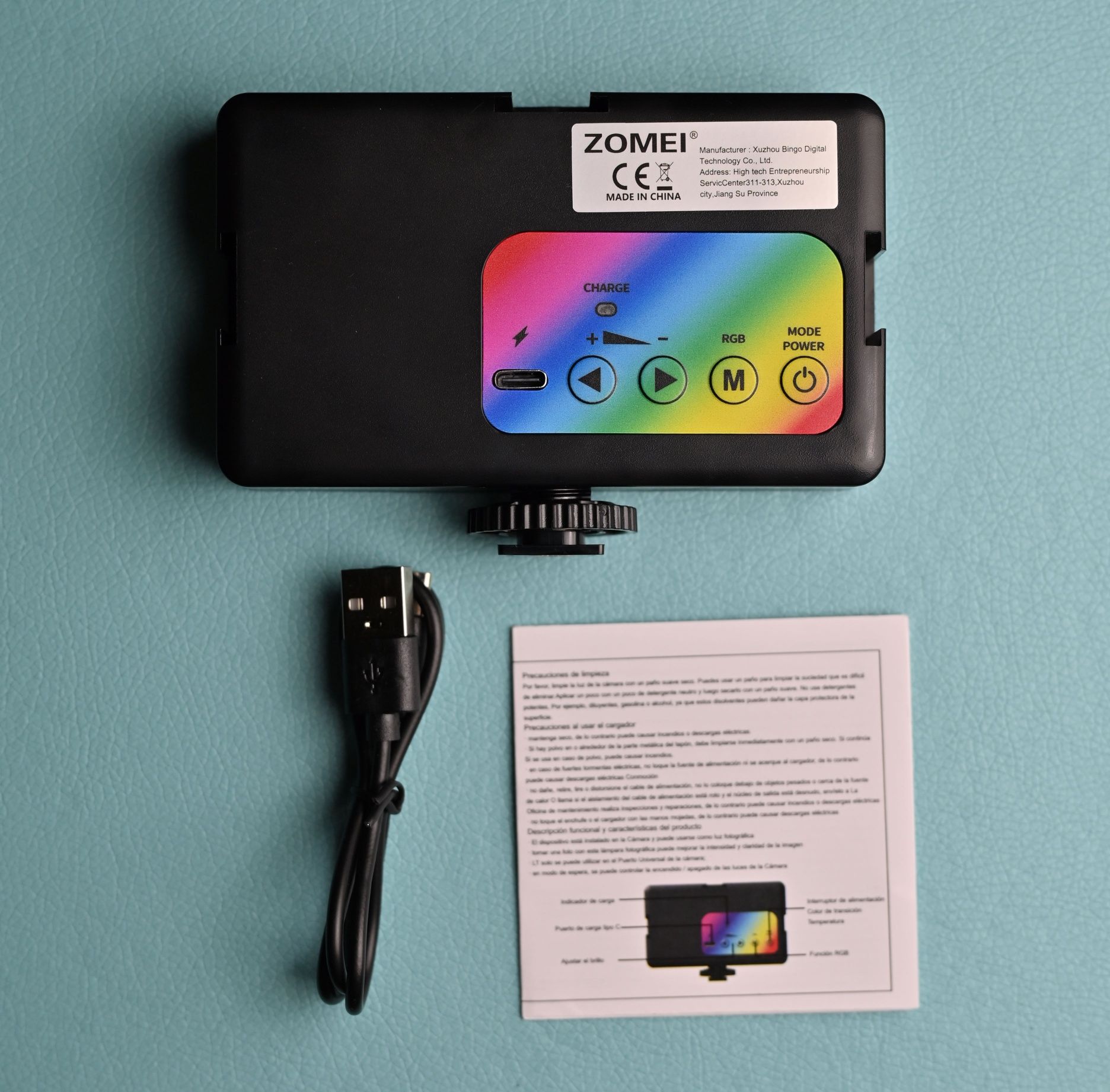 Zomei RGB видео свет 15watt