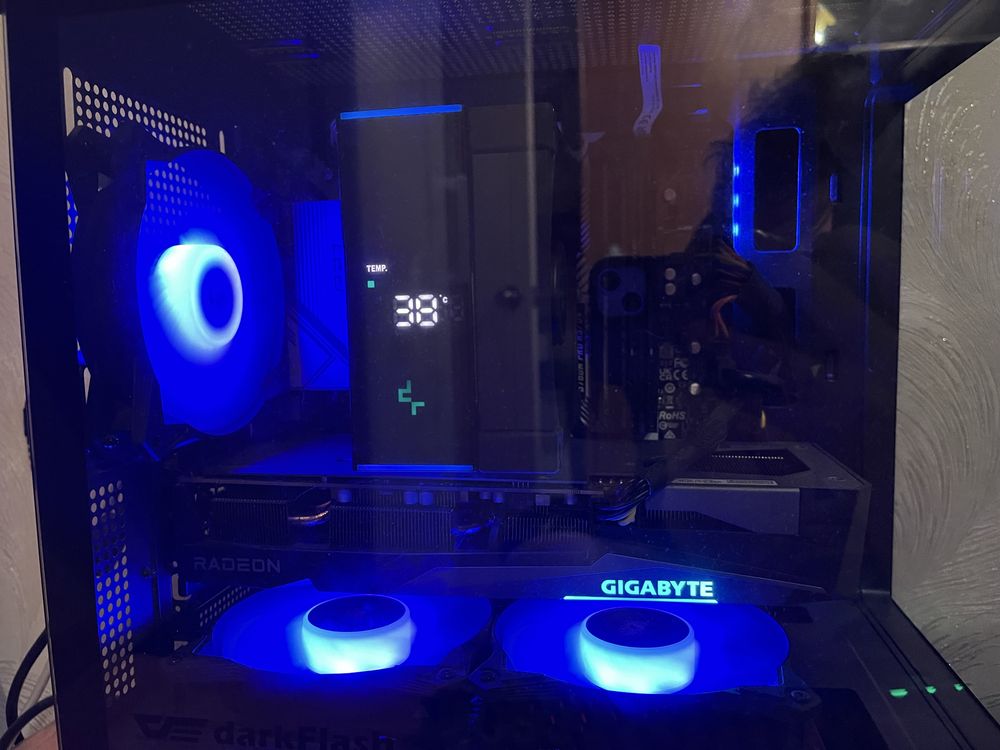 Продам игровой компьютер 13600KF/RX7600/32gb/1tb