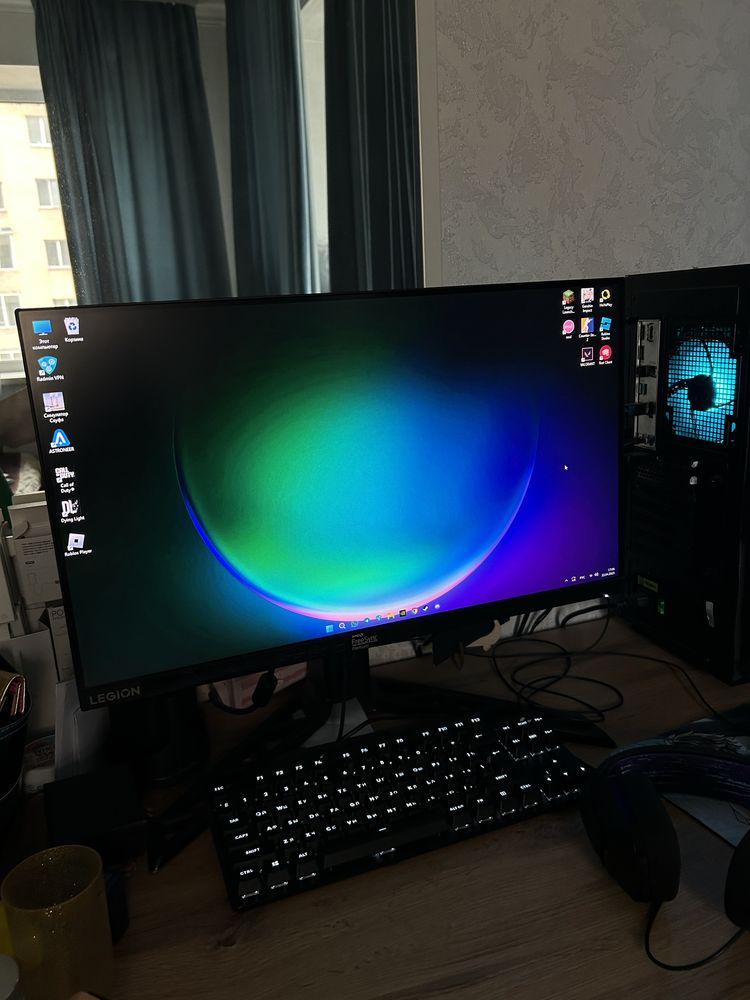 Игровой ПК RTX 4060 + монитор 240 Гц + периферия