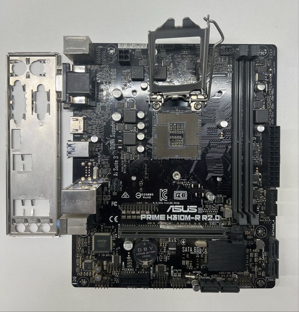 Материнская плата LGA1151v2 Asus Prime H310M-R в отличном состоянии