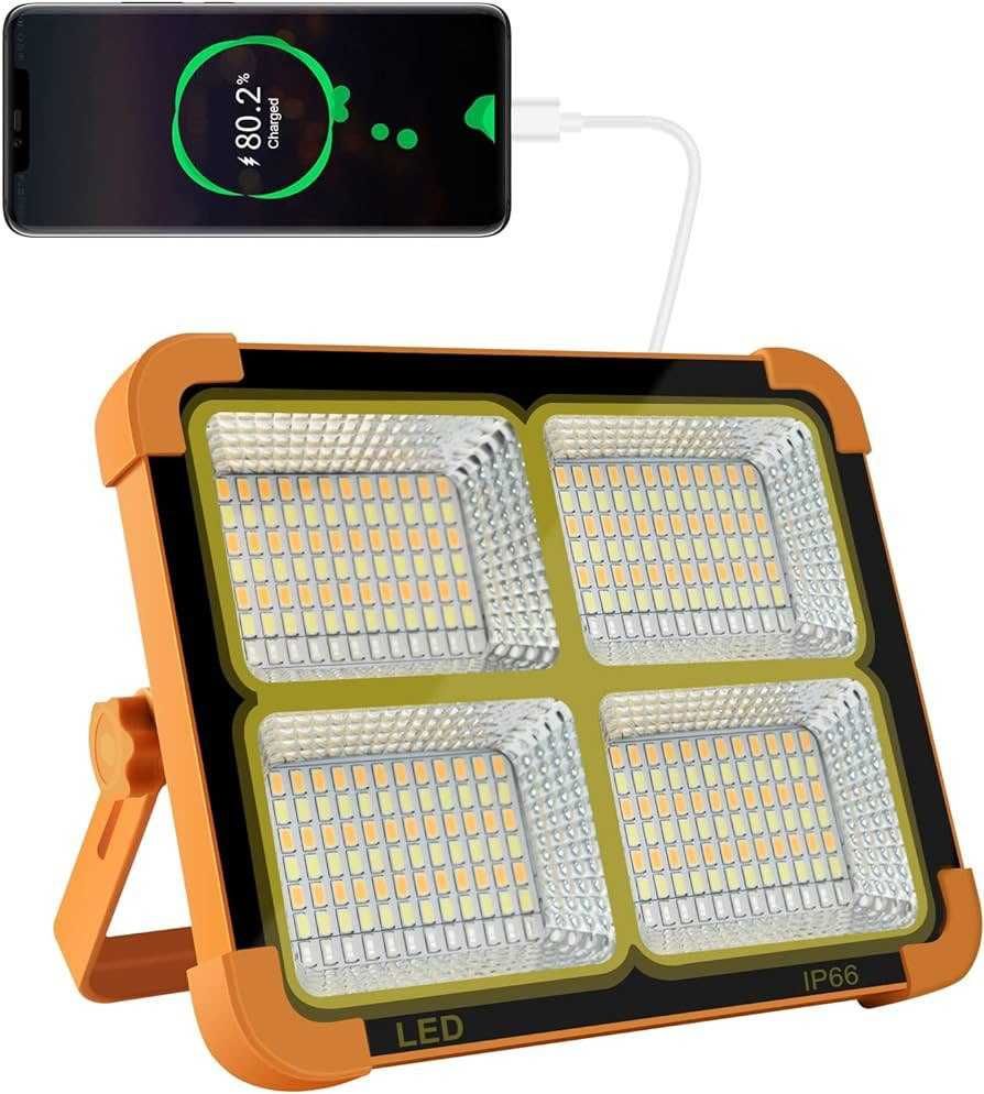 Led прожектор на солнечной батарее