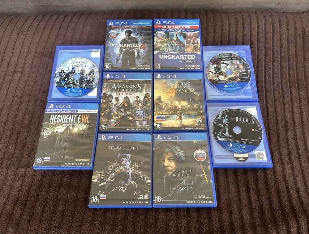 Игры на PlayStation 4 и 5 FIFA UFC GTA NFS MK11 GR Minecraft Mafia Gow