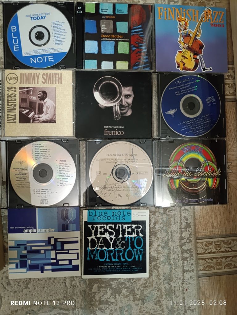 Продам CD и MP-3 диски с классической и джазовой музыкой