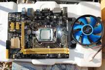 Комплект Intel i5-4460 + ASUS H81M-K + кулер