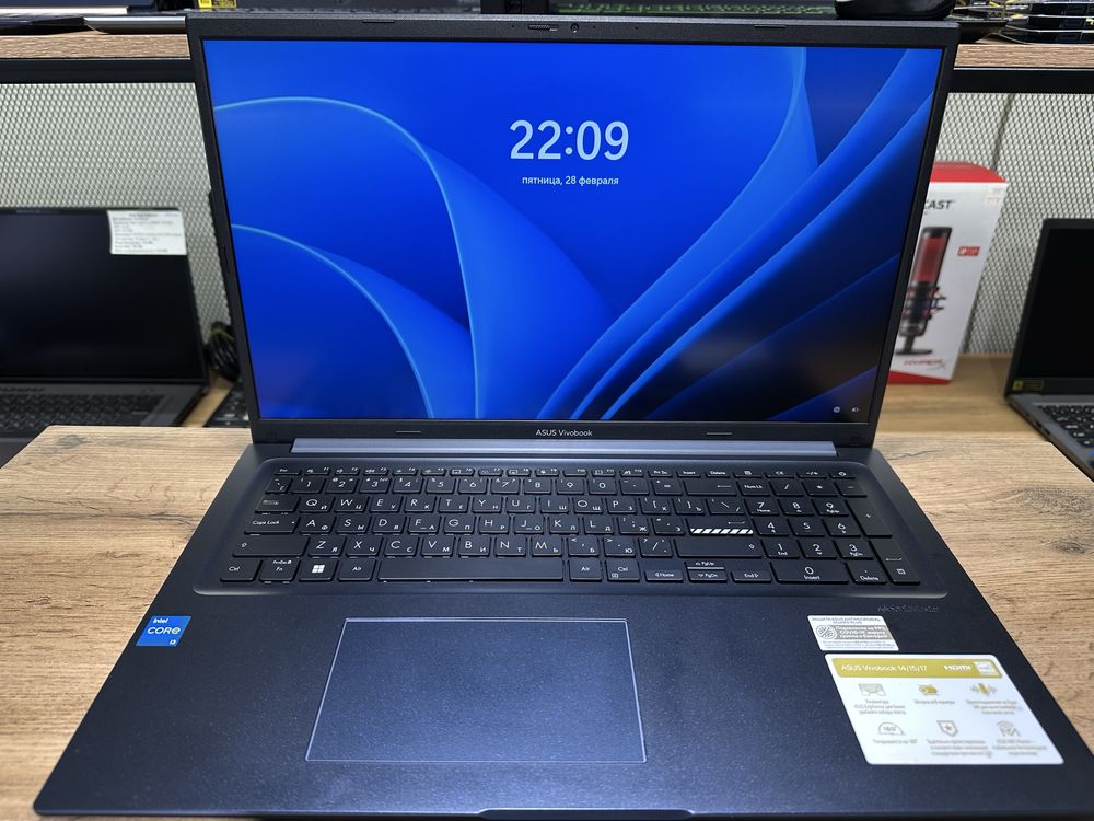 Ноутбук Asus Vivobook 17, Core i3-1215U/8GB/SSD512GB, 9850/A10