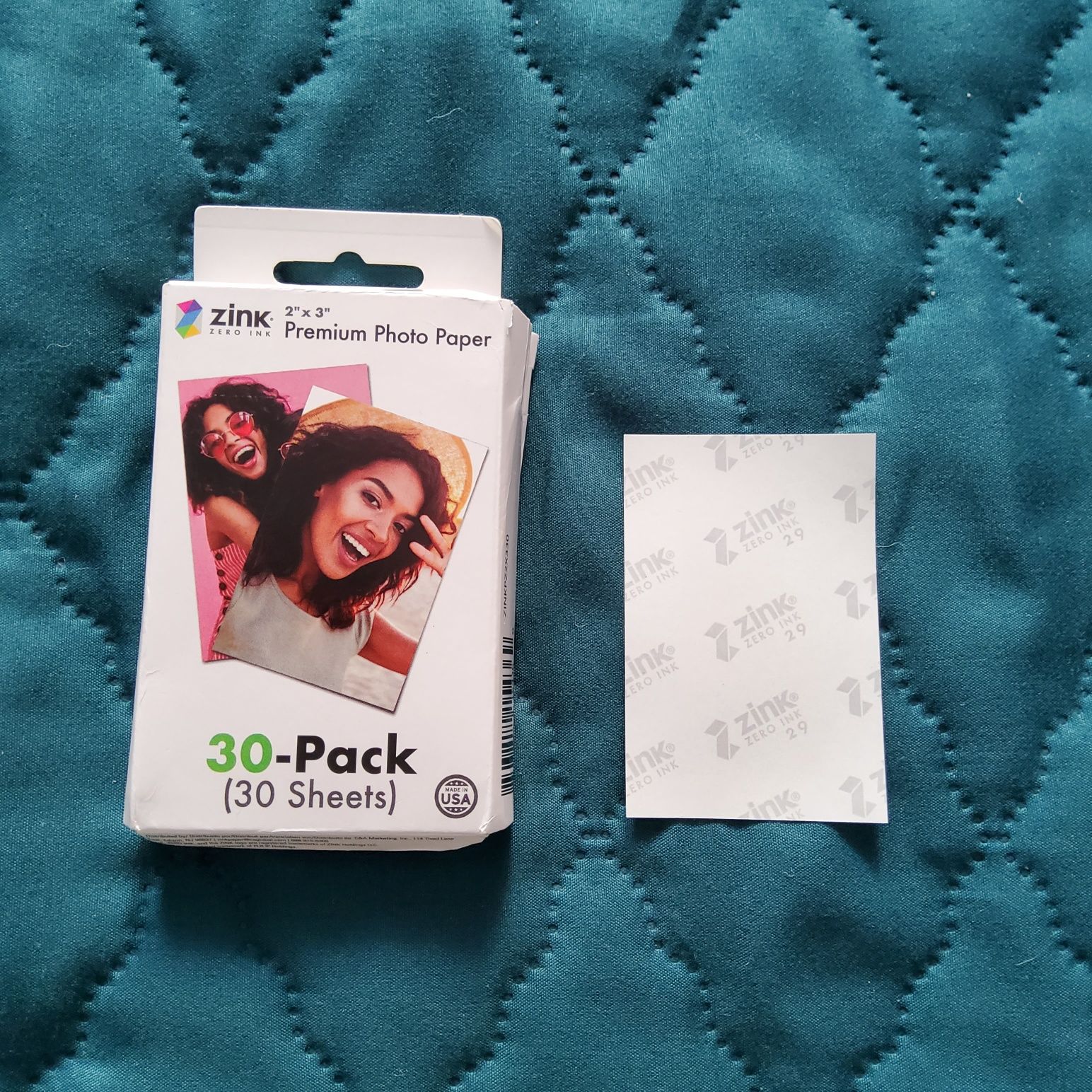 Бумага Polaroid Zink Zero ink Paper 3 на 2 для Instax Fujifilm 31 штук