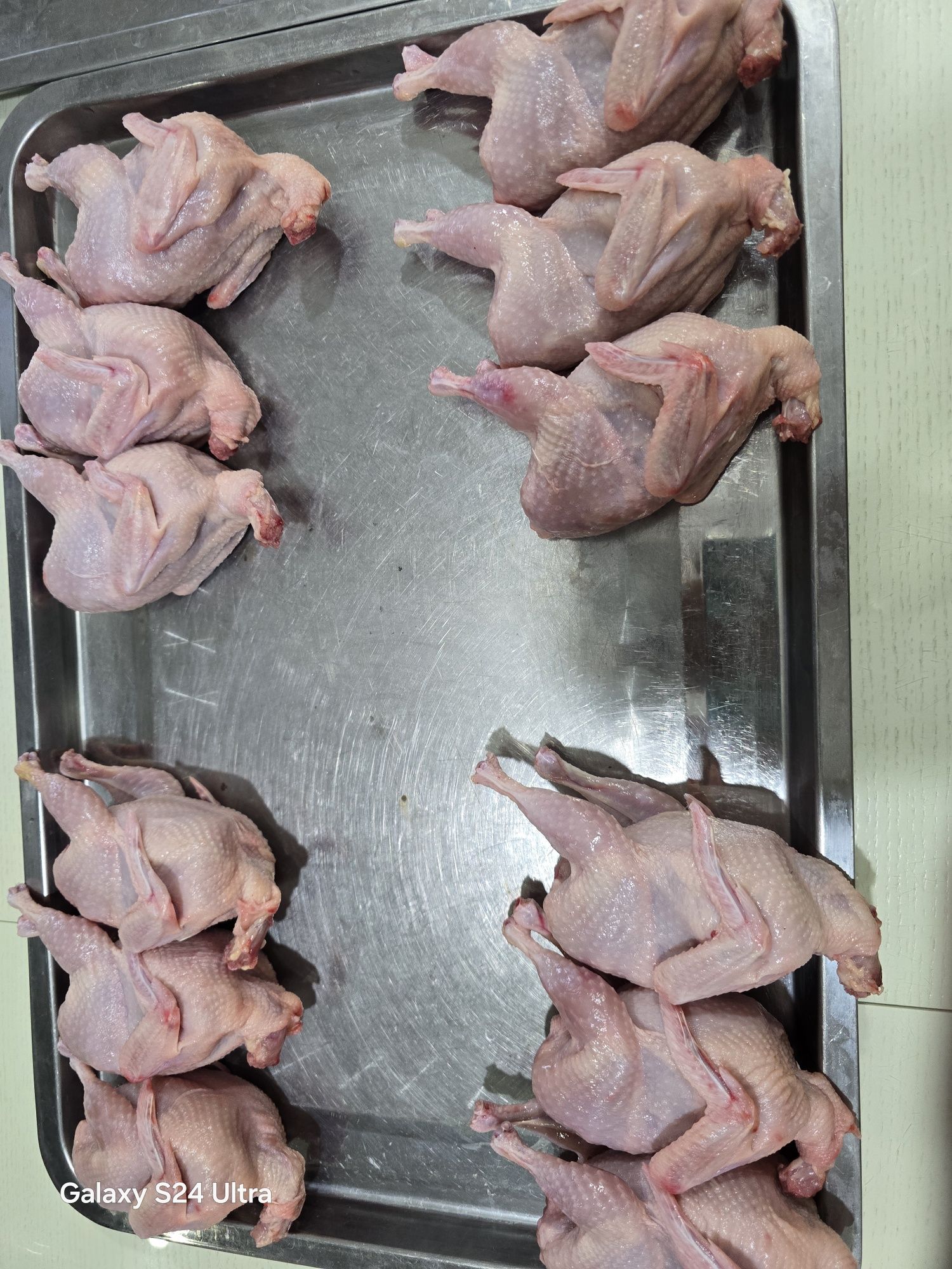 Мясо перепела . Бодене ети .
