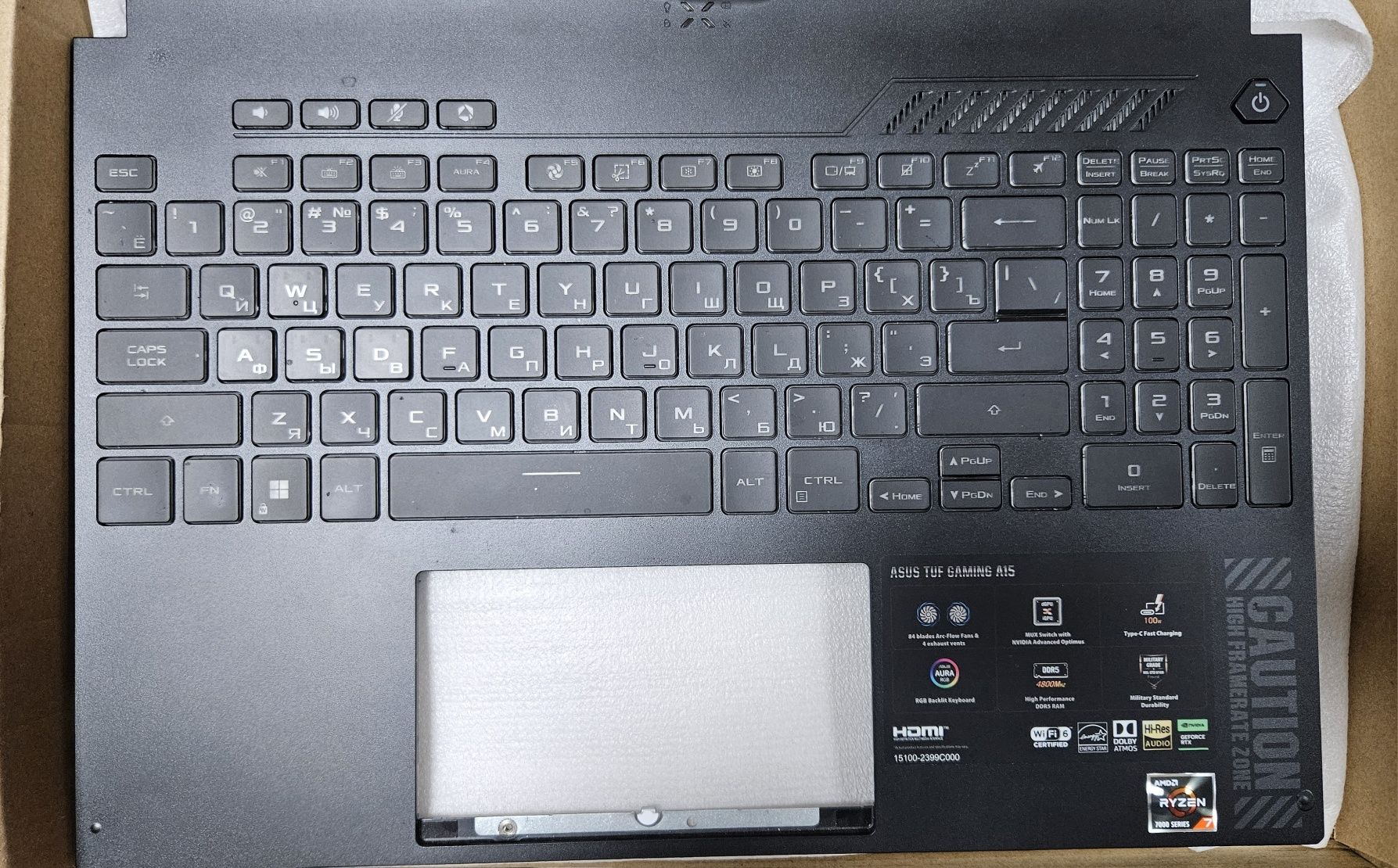 Продам клавиатуру Asus tuf gaming оригинал