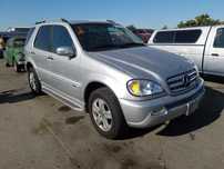 Авто на запчасти MERCEDES-BENZ ML320-ML350 W163 с 1997по 2005 год