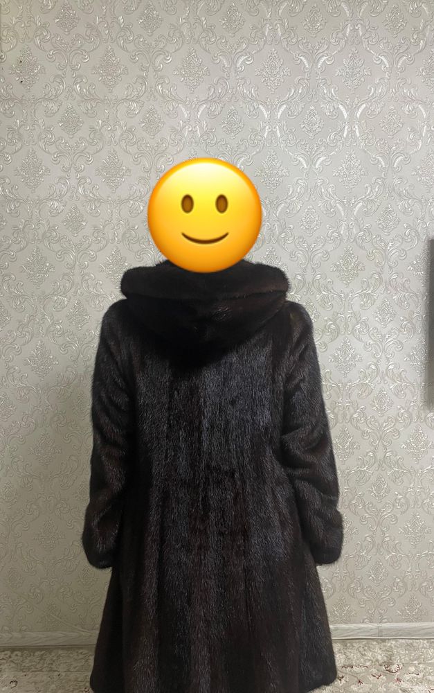 Норковая шуба в хорошем состоянии