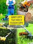 Шоп ору , Тырмалап жинау , Тал кесу , Газон ору ,Шөп ору