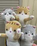 Кот батон игрушки мягкие кот подушка