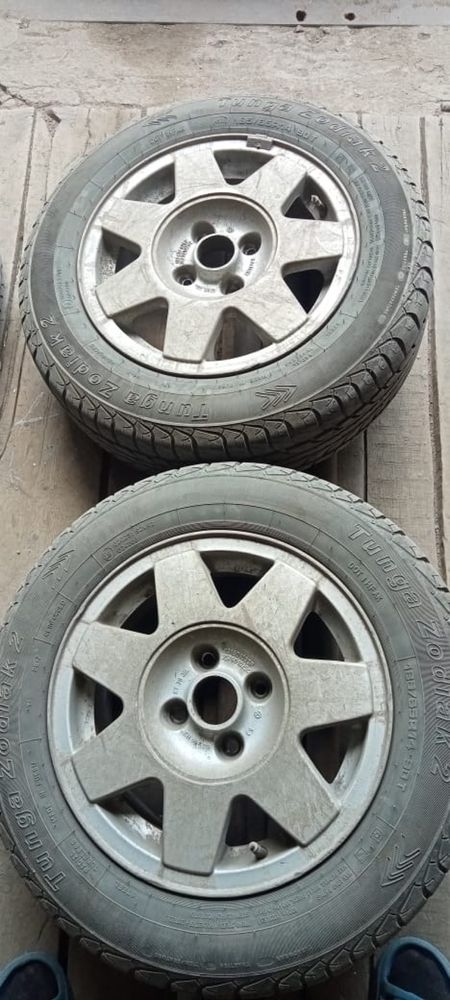 Vw Диски титан резина лето