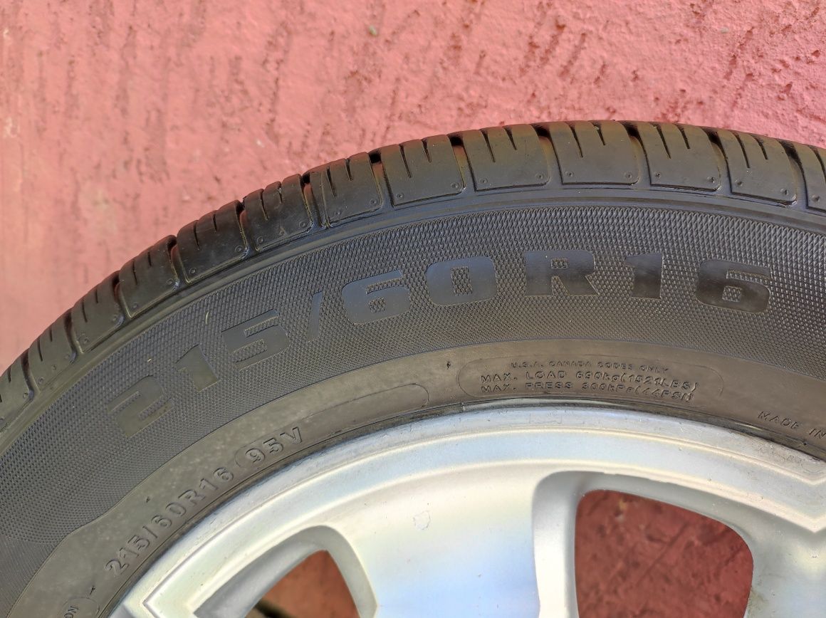 Оригинальные диски R16 TOYOTA/LEXUS разболтовка 5/114.3 с резиной KAPS
