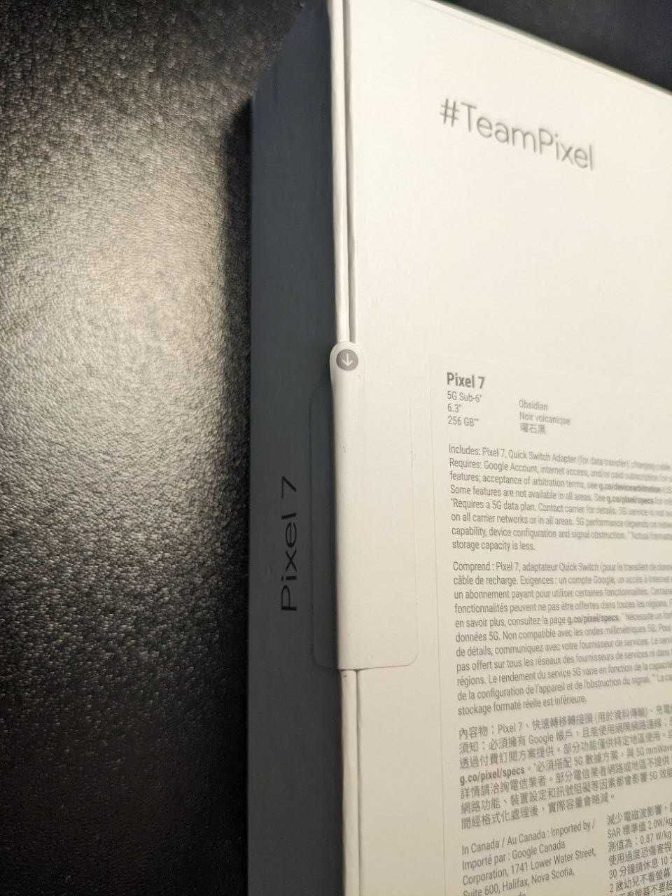 Телефон Google pixel 7 256/8 черный