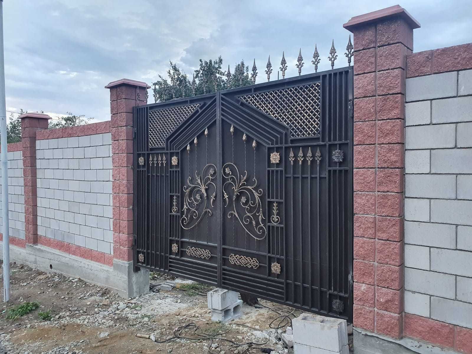 Металлические ворота (распашные,откатные ). Монтаж. Рассрочка.
