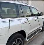 Хром молдинги на двери Toyota land cruiser 200 LX 570
