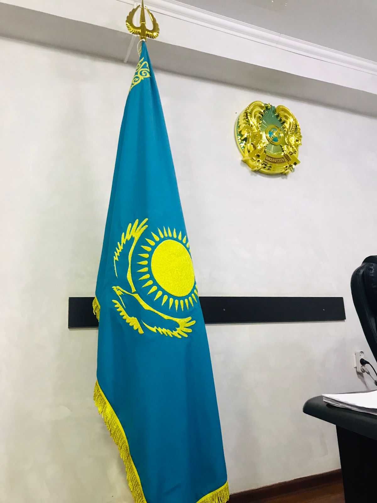 Флаг тамбурная ВЫШИВКА