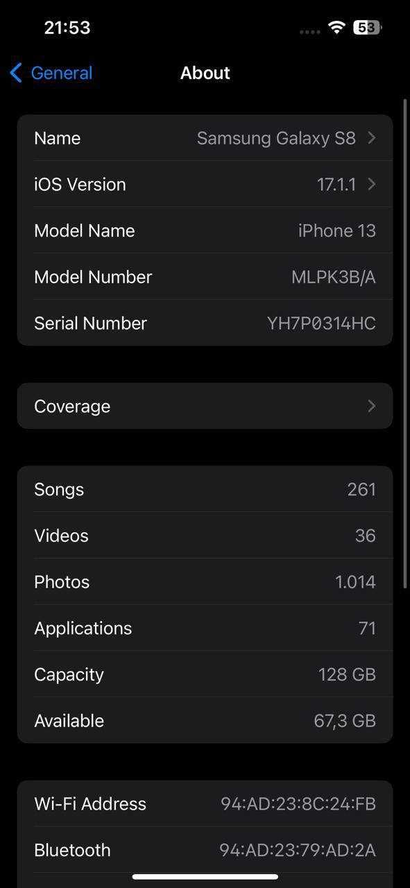 Продам iPhone 13