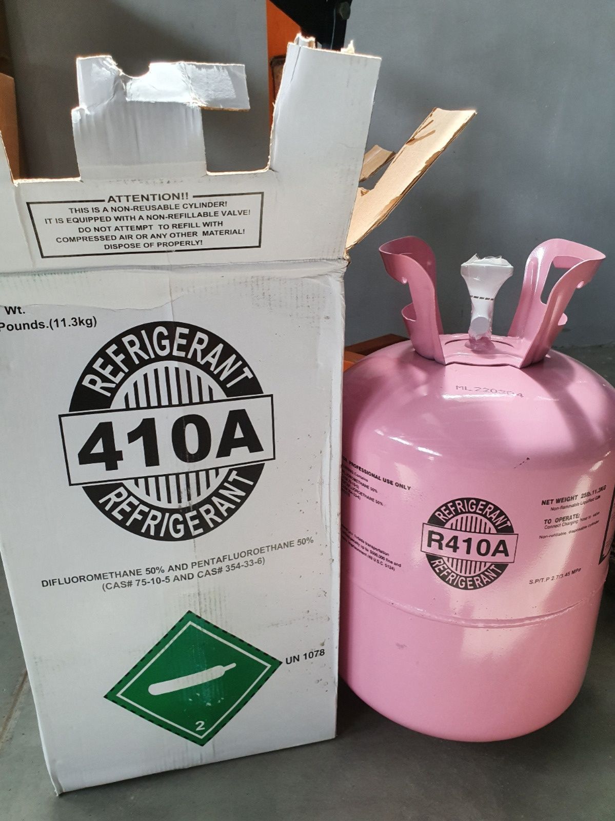 Фреон 22,R410A,404A,R407A,507A Refrigerant Оригинал, НЕ Заменит